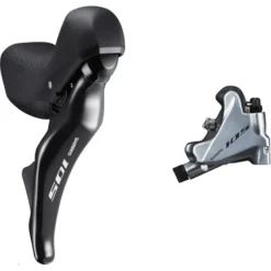Shimano ST-R7025 105 Hydro Disc STI Set FM Calliper - Left Rear Black