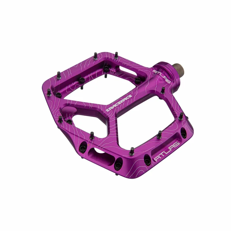 Race Face Atlas Flat MTB Pedals - Purple 4 Race Face Atlas Flat MTB Pedals - Purple - Image 4