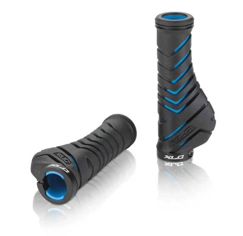 XLC GR-S30 Ergonomic Grips - 130mm - Black/Blue 5 XLC GR-S30 Ergonomic Grips - 130mm - Black/Blue - Image 5
