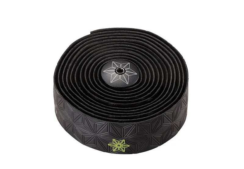 Supacaz Super Sticky Kush Galaxy Bar Tape - Yellow Print/Black 4 Supacaz Super Sticky Kush Galaxy Bar Tape - Yellow Print/Black - Image 4