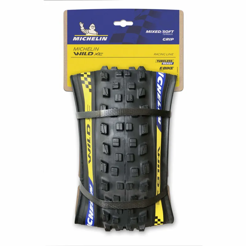Michelin Wild XC Racing Line 29 X 2.25 Folding Tubeless Ready MTB Tyre 2 Michelin Wild XC Racing Line 29 X 2.25 Folding Tubeless Ready MTB Tyre - Image 2