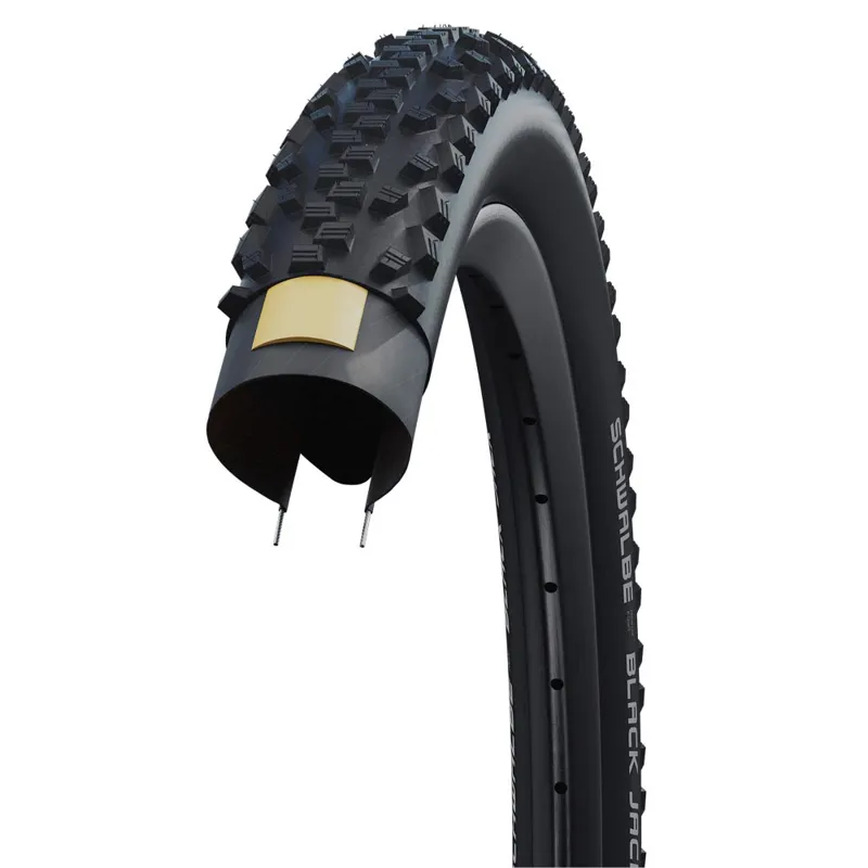 Schwalbe Black Jack K-Guard Kids 24 Inch Tyre - Black 2 Schwalbe Black Jack K-Guard Kids 24 Inch Tyre - Black - Image 2