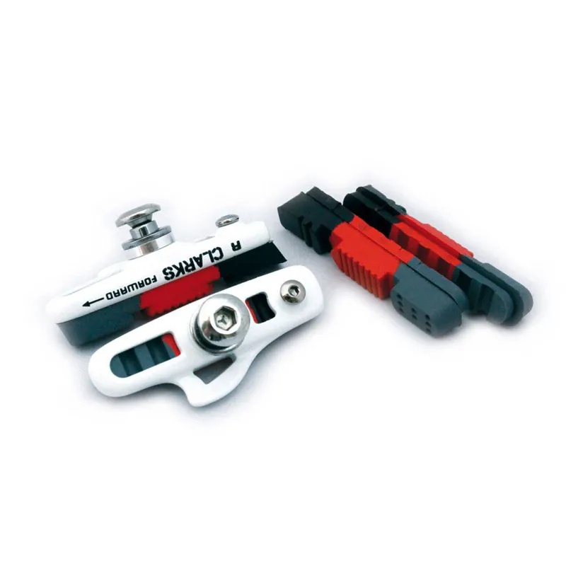 Clarks Elite Road Brake Pads W/Lightweight Holder / Triple Compound 1 Clarks Elite Road Brake Pads W/Lightweight Holder / Triple Compound