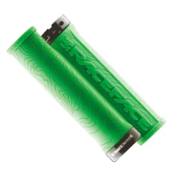 Race Face Half Nelson Lock-On MTB Grips - Green -Shimano Store AC990059
