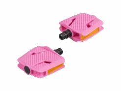 Trek Kid's Platform Small Pedal Set - 9/16 Inch - Aloha Green -Shimano Store Pink20Frosting 3