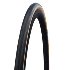 Schwalbe Lugano II K-Guard Road Bike Clincher Tyre - Black -Shimano Store Tan