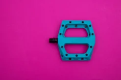 DMR V11 Composite Flat MTB Pedals - Turquoise -Shimano Store Teal20on20Pink