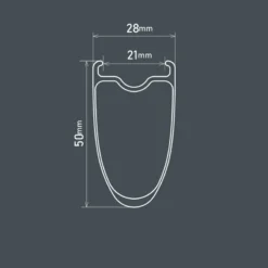 Shimano WH-R8170-C50 Ultegra Disc Carbon Clincher 12x100mm Front Wheel -Shimano Store WHR8170C50TLF 5