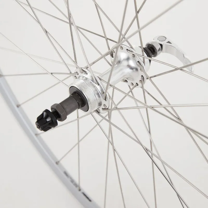 M Part Alloy Hub Q/R Screw-On FW 130mm 32H 700c DW Narrow Rim DT SS 4 M Part Alloy Hub Q/R Screw-On FW 130mm 32H 700c DW Narrow Rim DT SS - Image 4