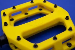 DMR V11 Composite Flat MTB Pedals - Yellow 14 DMR V11 Composite Flat MTB Pedals - Yellow -Shimano Store Yellow20Closeup