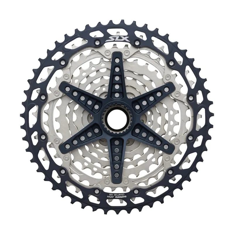 Shimano SLX M7100 12 Speed Cassette 10-51T - Silver/Black 2 Shimano SLX M7100 12 Speed Cassette 10-51T - Silver/Black - Image 2