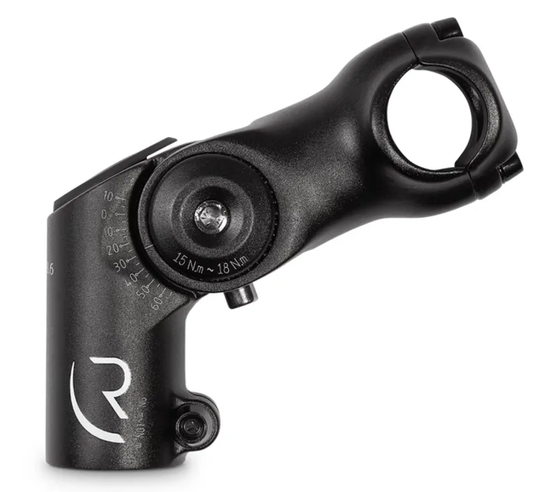 Cube RFR Raised Adjustable Trekking Stem - 25.4x80mm - Black 1 Cube RFR Raised Adjustable Trekking Stem - 25.4x80mm - Black