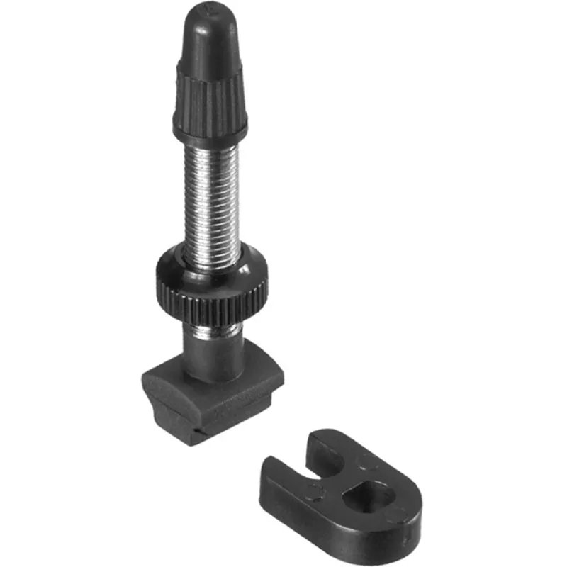 Dt-swiss DT Swiss Tubeless Road Valve - Black 73mm 1 Dt-swiss DT Swiss Tubeless Road Valve - Black 73mm