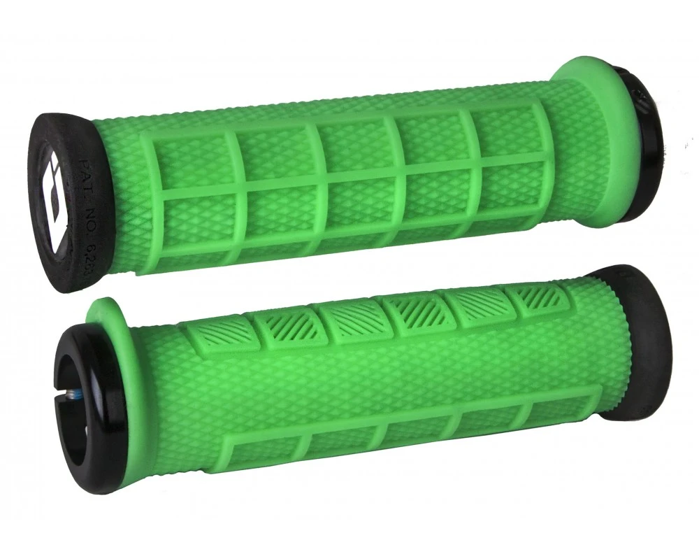 ODI Elite Pro MTB Lock-On Grips - 130mm - Army Green 1 ODI Elite Pro MTB Lock-On Grips - 130mm - Army Green