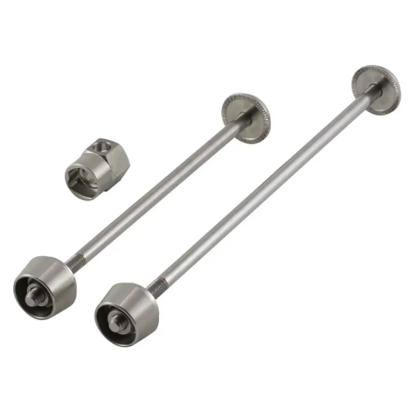Pitlock 2 Piece Security Skewer Set Front / Rear Wheels - Silver 1 Pitlock 2 Piece Security Skewer Set Front / Rear Wheels - Silver
