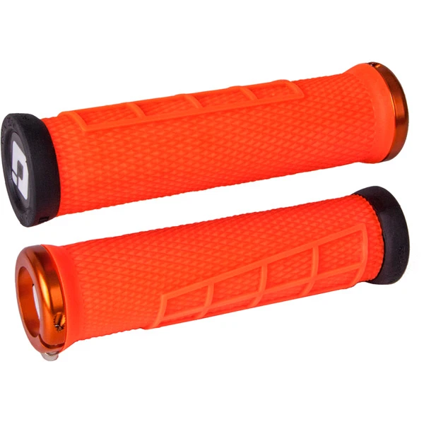 ODI Elite Flow MTB Lock-On Grips - 130mm - Grey 1 ODI Elite Flow MTB Lock-On Grips - 130mm - Grey