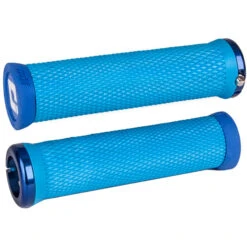 ODI Elite Motion MTB Lock-On Grips - 130mm - Grey -Shimano Store odem1130u 1