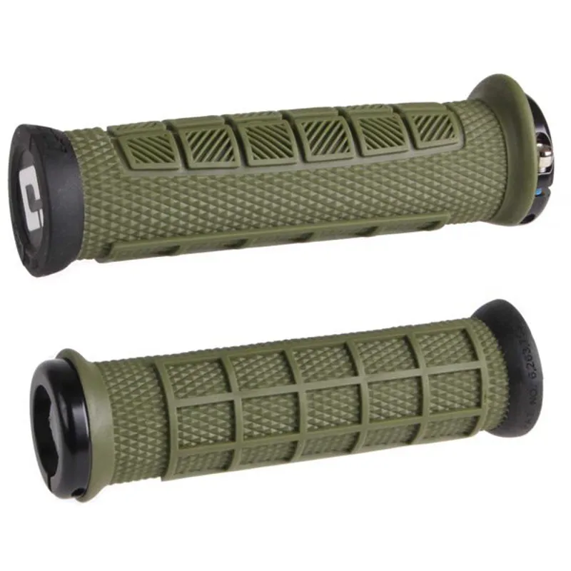 ODI Elite Pro MTB Lock-On Grips - 130mm - Army Green 8 ODI Elite Pro MTB Lock-On Grips - 130mm - Army Green - Image 8