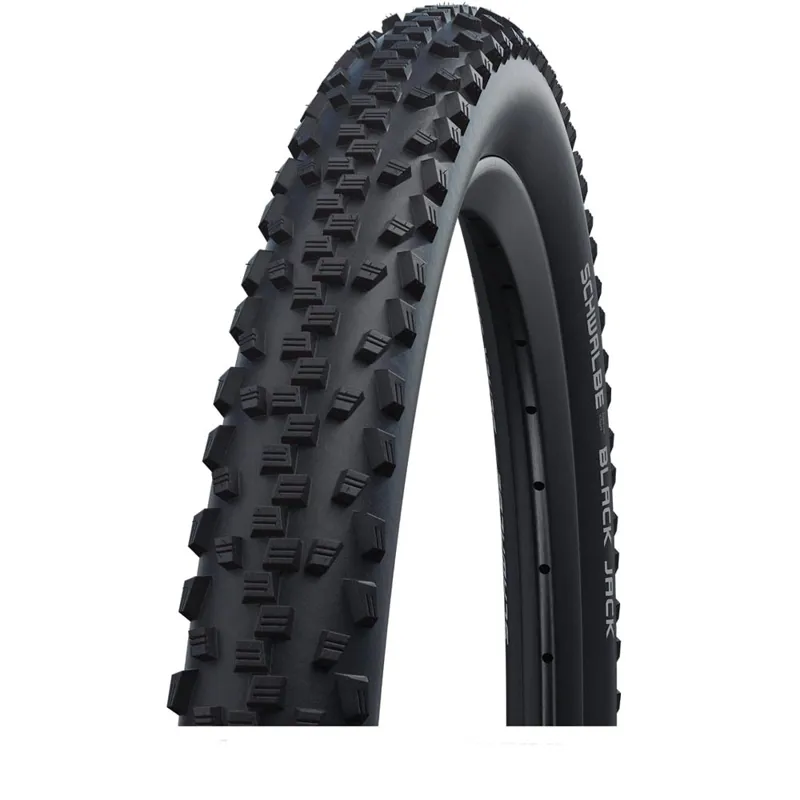 Schwalbe Black Jack K-Guard 18 X 1.90 Kids MTB Tyre - Black 2 Schwalbe Black Jack K-Guard 18 X 1.90 Kids MTB Tyre - Black - Image 2