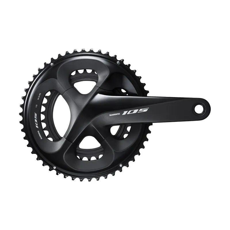 Shimano FC-R7000 105 Doube HollowTech II Chainset - Black 2 Shimano FC-R7000 105 Doube HollowTech II Chainset - Black - Image 2
