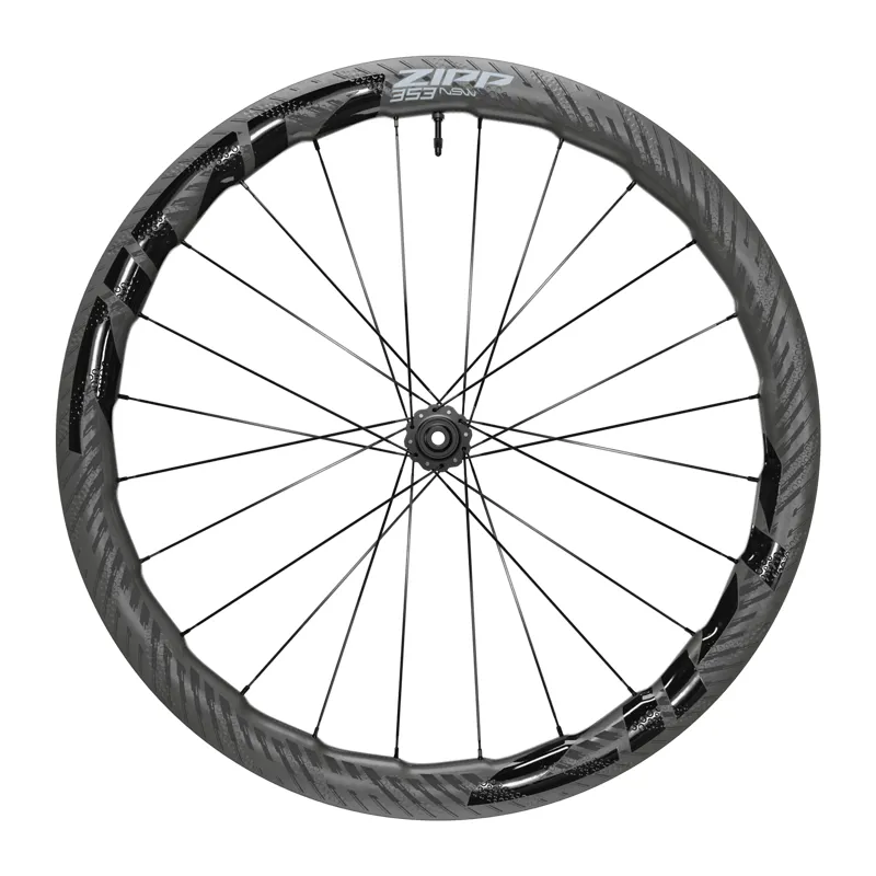 Zipp 353 NSW Carbon Tubeless Front Wheel - Centre Lock - 12 X 100mm 1 Zipp 353 NSW Carbon Tubeless Front Wheel - Centre Lock - 12 X 100mm